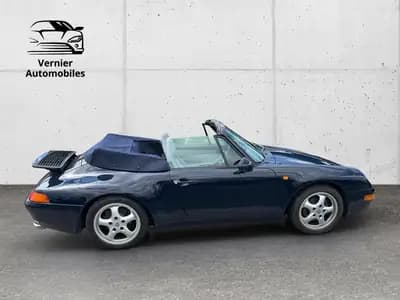 Porsche 911 Carrera 4 Cabriolet — Roadster légendaire 1995, transmission intégrale et toile — Thumbnail 7