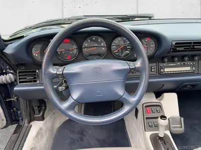 Porsche 911 Carrera 4 Cabriolet — Roadster légendaire 1995, transmission intégrale et toile — Thumbnail 10