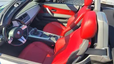 BMW Z4 2.5i Roadster 2005 — Cabriolet sportif reconditionné, cuir rouge chauffant — Thumbnail 10