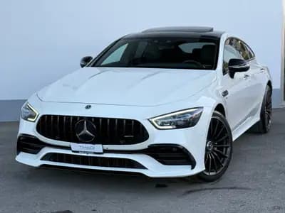 Mercedes-AMG GT 43 4Matic+ — Coupé sportif hybride, 89'000 km seulement — side view