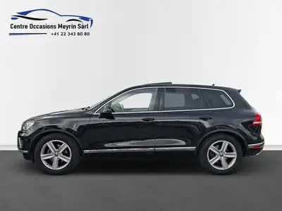 VW Touareg 3.0 TDI — SUV premium diesel, suspension pneumatique, kilométrage maîtrisé — side view