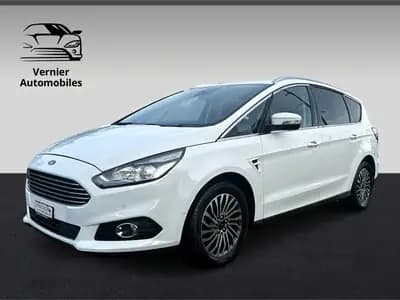 Ford S-MAX 2.0 TDCi Vignale — Monospace 7 places, diesel efficace, très bon état — Heckansicht