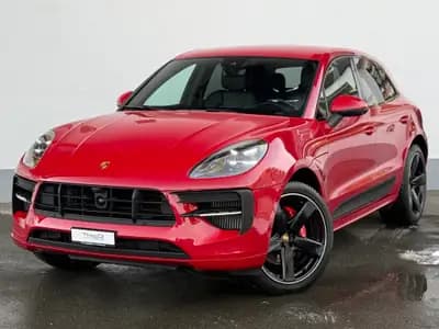 Porsche Macan GTS PDK — SUV sportif 380 ch, rouge éclatant, parfait état — exterior view