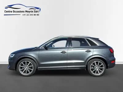 Audi Q3 1.4 TFSI Sport S-tronic — SUV compact sportif, 77'000 km seulement — side view