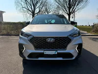 Hyundai Tucson 1.6 TGDI N-Line 4WD — SUV premium avec moteur turbo et transmission DCT — Seitenansicht