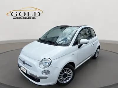FIAT 500C 1.2 Lounge Dualogic — Cabriolet élégant, moteur économe, expertise complète — exterior view