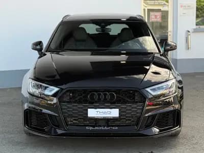 Audi RS3 Sportback 2.5 TSI Quattro — 400 ch, première main suisse, garantie services — rear view