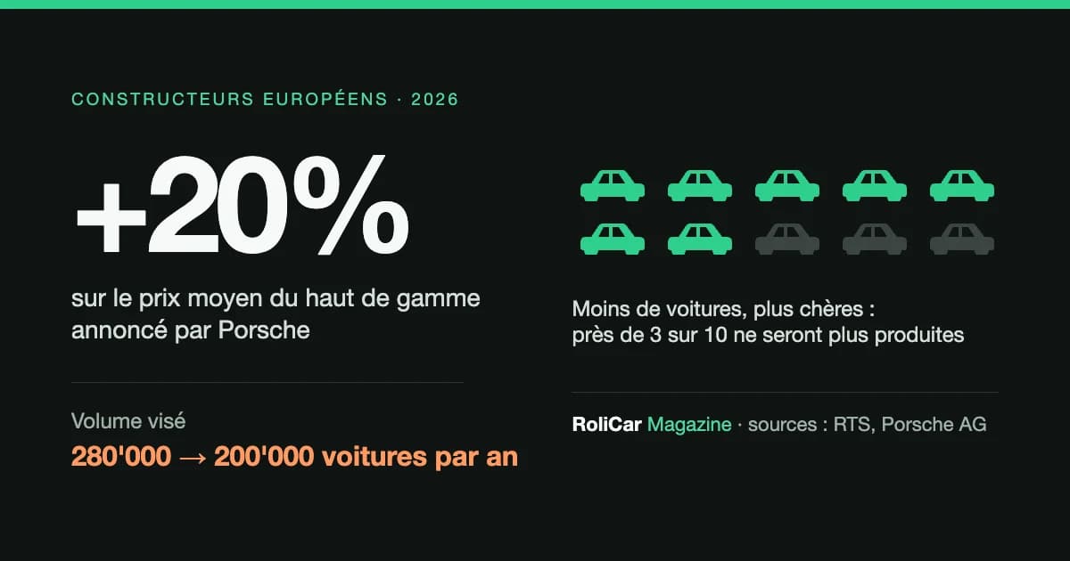 Moins de voitures, plus chères : la fin du volume chez les constructeurs européens