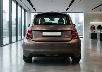 Fiat 500e — tableau de bord