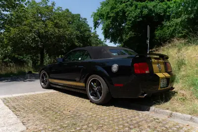 Ford Mustang Shelby GT-H Cabriolet · N°141/500 · Édition Hertz — arrière