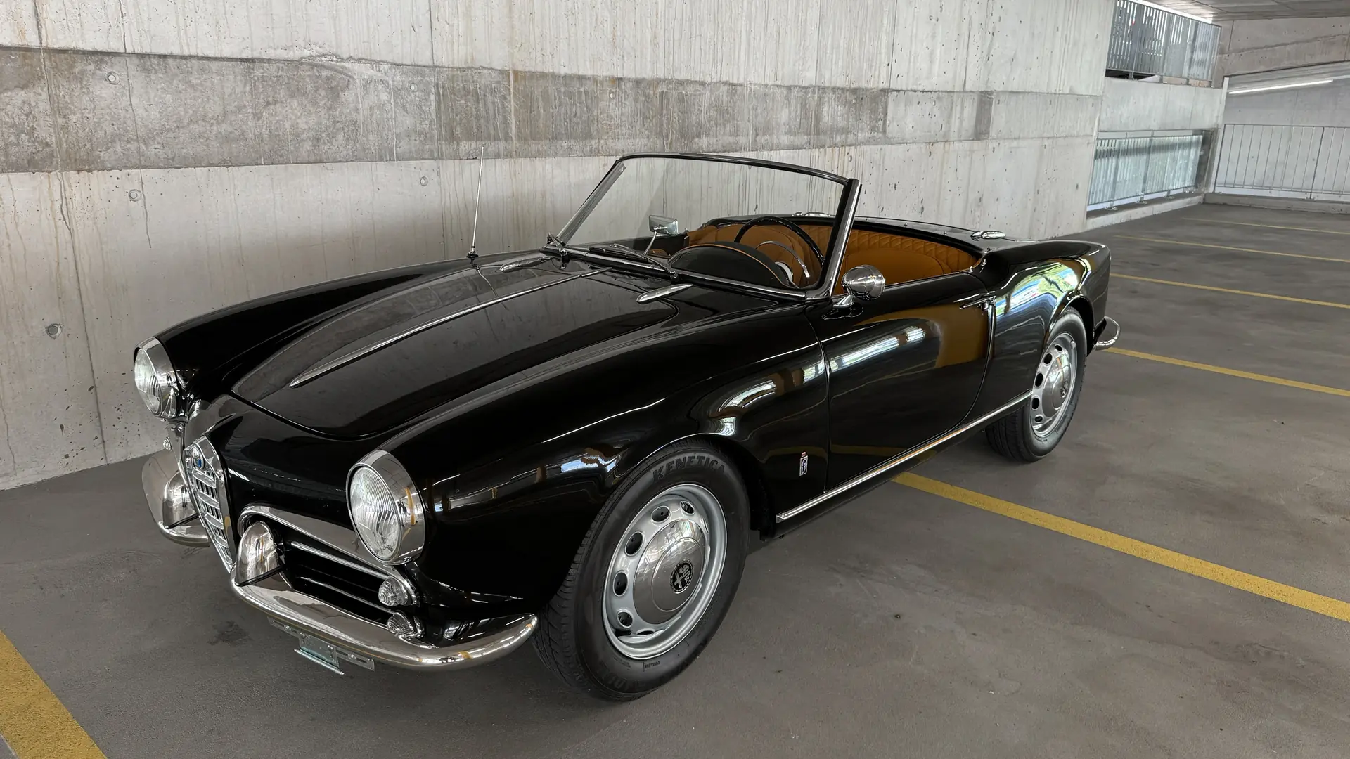 Alfa Romeo Giulietta Spider 750D 1959 — Cabriolet légendaire, état d'exception — vue extérieure
