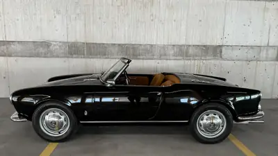 Alfa Romeo Giulietta Spider 750D 1959 — Cabriolet légendaire, état d'exception — côté