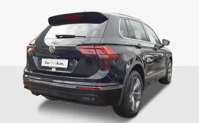 VW Tiguan 2.0 TDI SCR Highline 4Motion — SUV robuste, 4 roues motrices, sans sinistre — Heckansicht