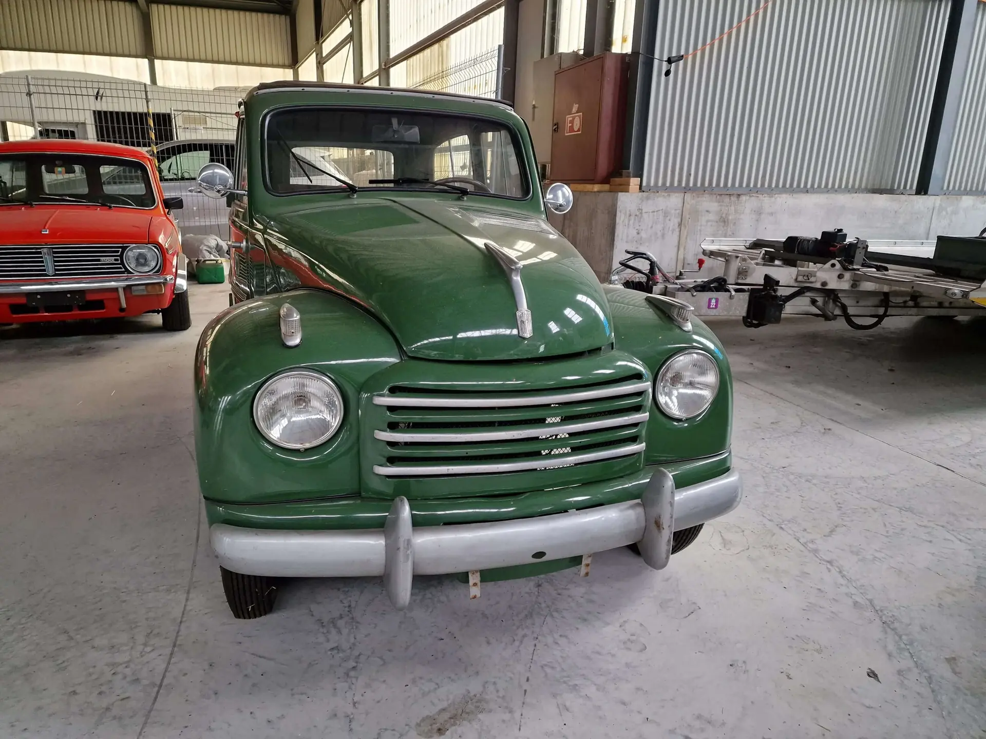 FIAT 500 C Belvedere 1953 — Cabriolet vintage italien, partiellement restauré