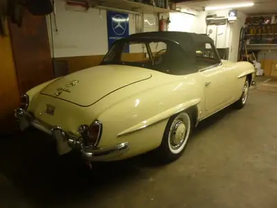 Mercedes-Benz 190 SL Cabriolet 1957 — Un chef-d'œuvre de l'âge d'or automobile — fianco