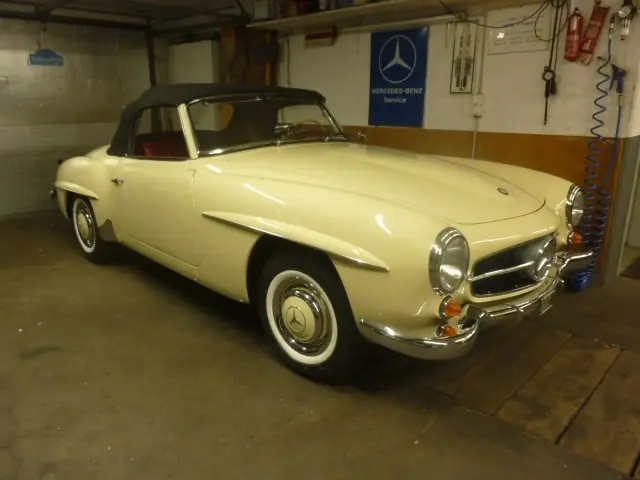 Mercedes-Benz 190 SL Cabriolet 1957 — Un chef-d'œuvre de l'âge d'or automobile — vista esterna