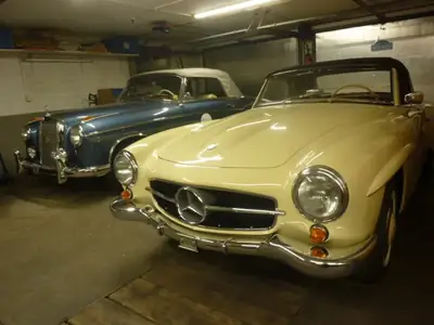 Mercedes-Benz 190 SL Cabriolet 1957 — Un chef-d'œuvre de l'âge d'or automobile — vista posteriore