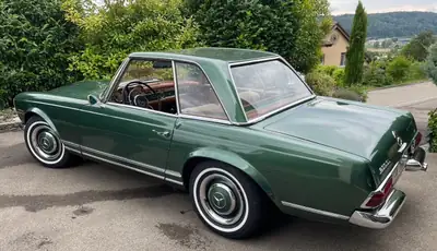Mercedes-Benz SL 230 Pagode 1964 — Cabriolet légendaire, état d'origine exceptionnel — Heckansicht