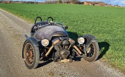 Morgan 3 Wheeler « Autone » — Légende des années 30, 82 PS d'authenticité pure — fianco