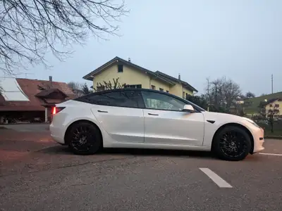 Tesla Model 3 Long Range Dual Motor AWD — Berline électrique haute performance, 250'000 km — vista posteriore