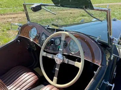 MG TD TA 1936 — Cabriolet britannique de légende, état impeccable — Detail