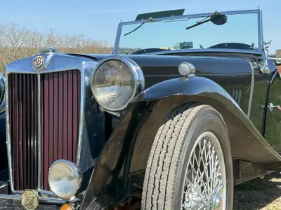 MG TD TA 1936 — Cabriolet britannique de légende, état impeccable — Miniatur 10