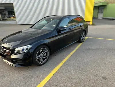 Mercedes-Benz C 43 AMG 4Matic — Break haute performance, 390 ch et transmission 9G — Seitenansicht