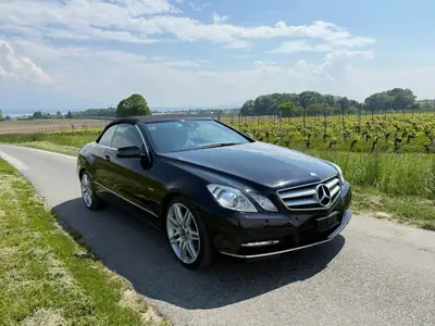 Mercedes-Benz E 350 Cabriolet — Élégance décapotable, 306 ch et consommation maîtrisée — tableau de bord