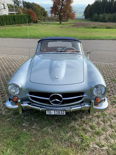 Mercedes-Benz 190 SL 1956 — Chef-d'œuvre cabriolet restauré, frame-off rénovation complète — côté