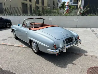 Mercedes-Benz 190 SL 1956 — Chef-d'œuvre cabriolet restauré, frame-off rénovation complète — détail