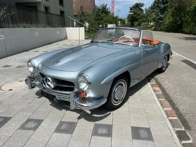Mercedes-Benz 190 SL 1956 — Chef-d'œuvre cabriolet restauré, frame-off rénovation complète — intérieur