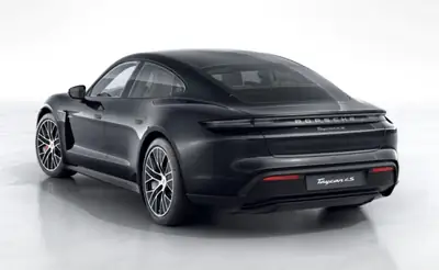 Porsche Taycan 4S — Berline électrique haute performance, 79'000 km seulement — Heckansicht