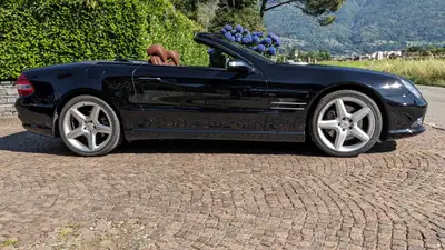 Mercedes-Benz SL 500 — Cabriolet luxe V8, Facelift AMG et 127'000 km — Innenraum
