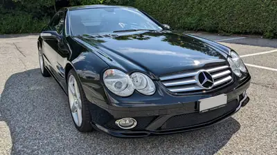Mercedes-Benz SL 500 — Cabriolet luxe V8, Facelift AMG et 127'000 km — Miniatur 8