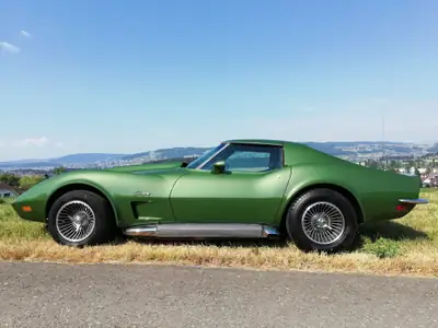 Chevrolet Corvette Targa 1973 — Légende américaine, 280 ch purs — fianco