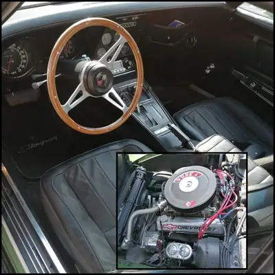 Chevrolet Corvette Targa 1973 — Légende américaine, 280 ch purs — cruscotto