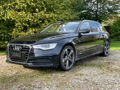 Audi A6 Avant 3.0 BiTDI V6 quattro — Break sportif, 313 ch, service AMAG récent — exterior view