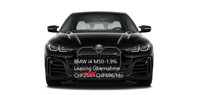 BMW i4 M50 M Sport Pro — Berline électrique 544 ch, ultra low-mileage — vue extérieure