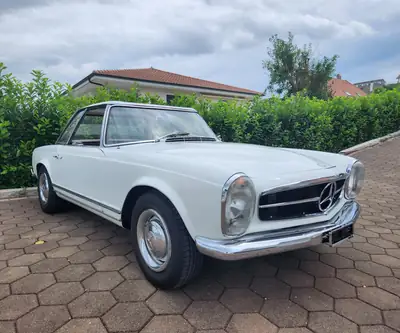 Mercedes-Benz SL 230 Pagode 1965 — Chef-d'œuvre cabriolet vintage, état impeccable — Miniatura 7