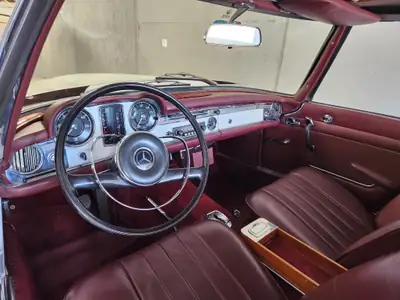 Mercedes-Benz SL 230 Pagode 1965 — Chef-d'œuvre cabriolet vintage, état impeccable — Miniatura 11