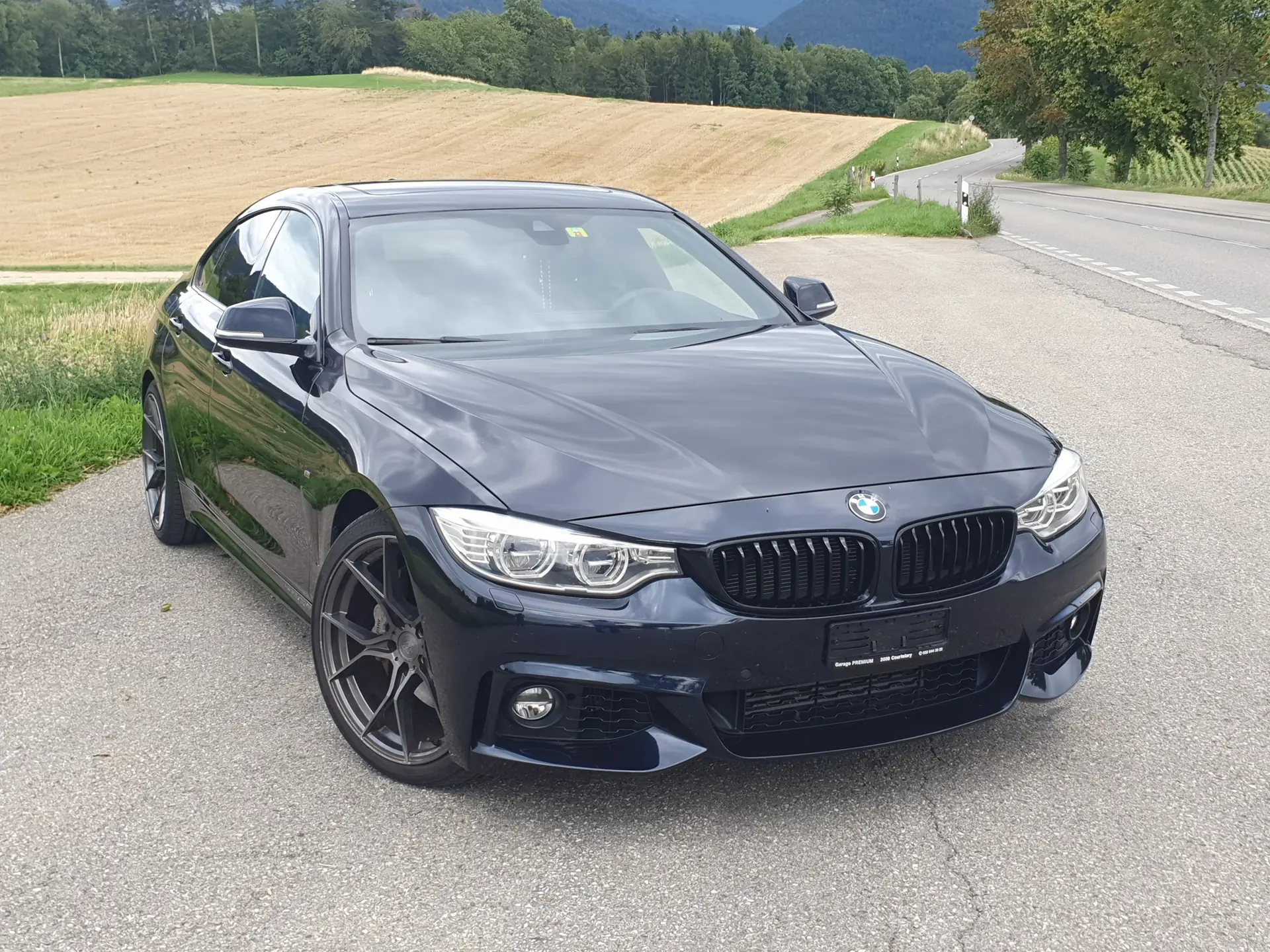 BMW 435i Gran Coupé xDrive — Coupé sportif 4 portes, 313 ch et transmission intégrale — vue extérieure