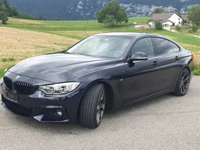 BMW 435i Gran Coupé xDrive — Coupé sportif 4 portes, 313 ch et transmission intégrale — côté