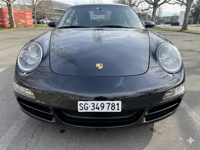 Porsche 911 Carrera S Cabriolet — 355 ch, Sport Chrono, grand service réalisé — côté