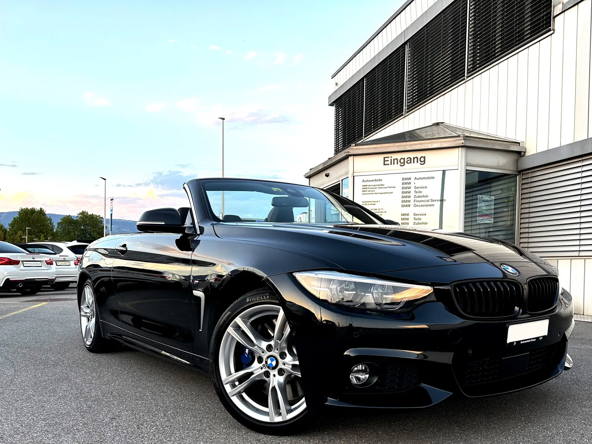 BMW 430d Cabriolet Steptronic — Élégance décapotable diesel, entretien gratuit 10 ans — vista esterna