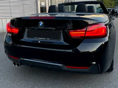 BMW 430d Cabriolet Steptronic — Élégance décapotable diesel, entretien gratuit 10 ans — vista posteriore