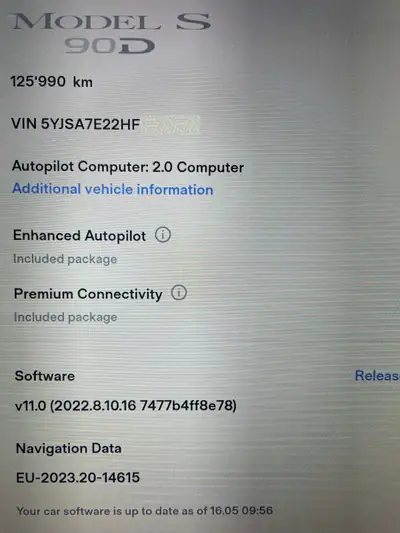 Tesla Model S 90D — Berline électrique haute performance, 138 500 km, garantie batterie — Miniatur 9