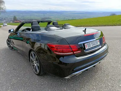 Mercedes-Benz E 400 Cabriolet — V6 biturbo 333 ch, AMG Sport, seulement 78 500 km — Miniatur 11