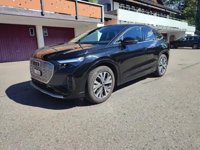 Audi Q4 Sportback e-tron 50 quattro — SUV électrique premium, 85'000 km seulement — vue extérieure