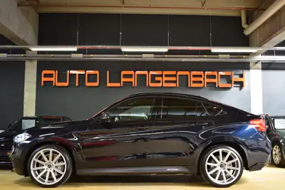 BMW X6 M50d Steptronic — SUV coupé diesel 381 ch, sans accident, service gratuit 10 ans — Miniature 10