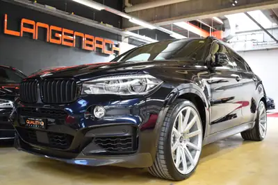 BMW X6 M50d Steptronic — SUV coupé diesel 381 ch, sans accident, service gratuit 10 ans — Miniature 13